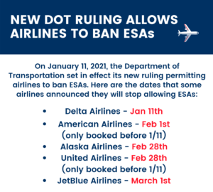 DOT regulations emotional support animals DOT regulations emotional support animals
